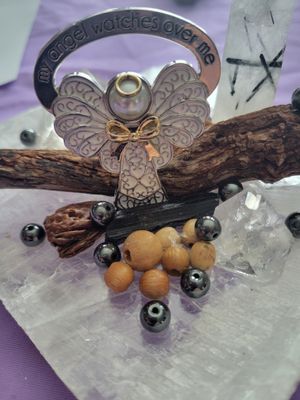 Crystal Angel Selenite/Sedona Protection Plate WAS$150.00