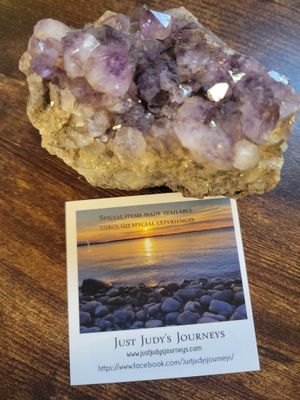 Crystal Amethyst Large (Self mined) Chunk 9ozs. WAS$75