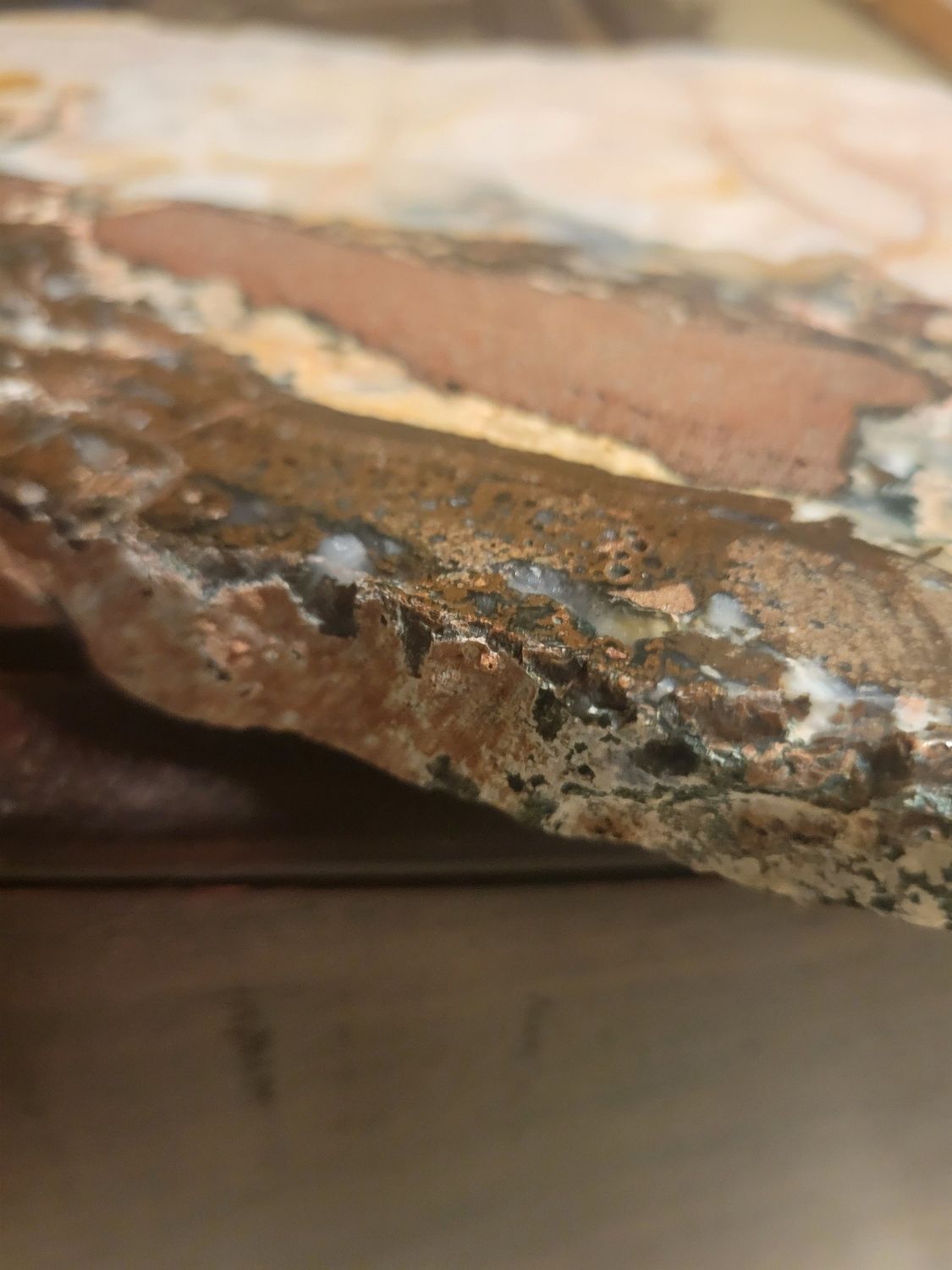 Crystal Pink Amethyst/Geode AMAZING Slab 4lbs 11ozs!! WAS$225.