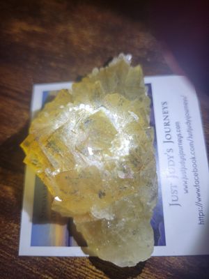 Crystal Fluorite Chunk RARE Yellow WAS$175.00 ( 2ozs)