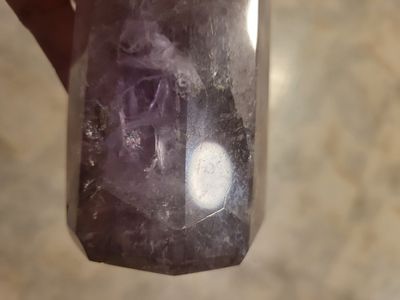 Crystal Large Amethyst Obelisk Point WAS$300 7.5 x 2.5