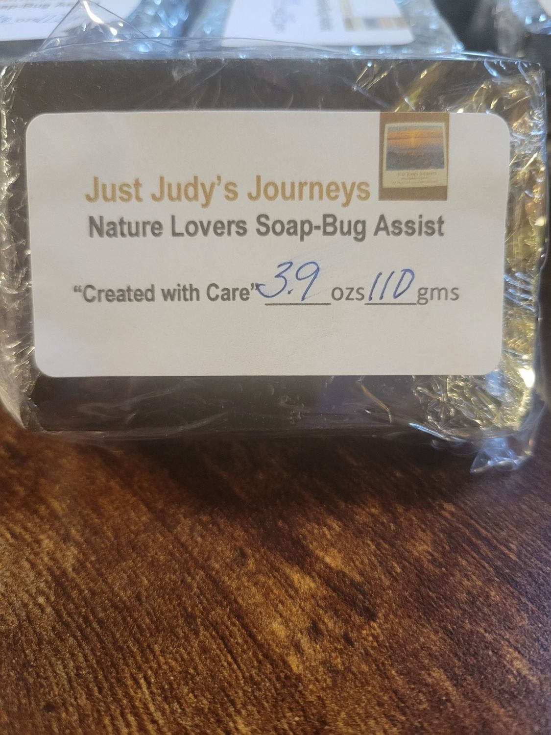 Soap-Judy's Nature Lovers-(Olive Oil) Bug Assist Bar-3.8-4.0 ozs (107-113gms)