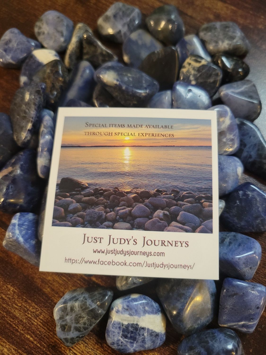 Crystal Sodalite BAG full (51 pieces!) WAS$200