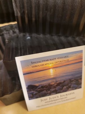 Soap-Judy's Black Current/Activated Charcoal soap Bar 3.6-3.8ozs (102-107gms)
