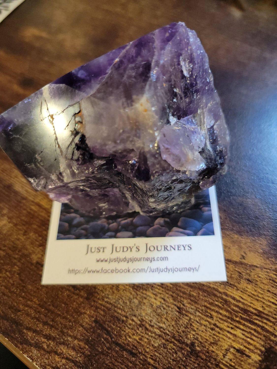 Crystal Bishop Amethyst 9 ozs/266gms  WAS$45