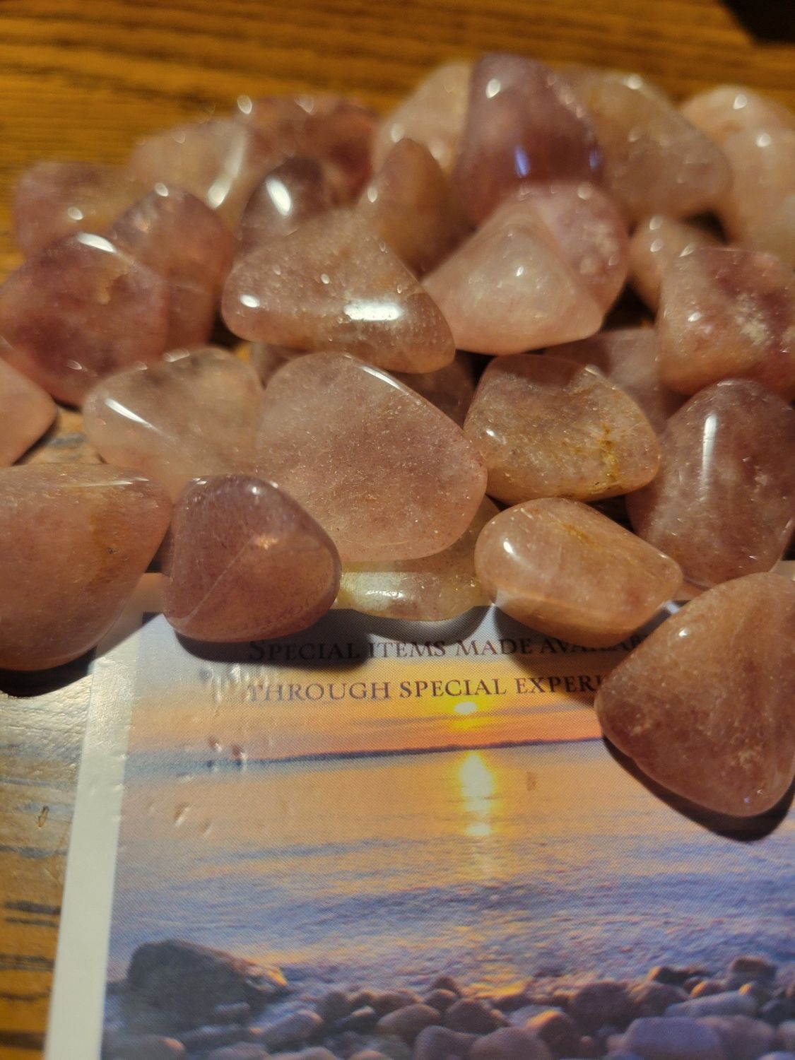 Crystal/Stone Small Tumbled Red Aventurine 36 piece! )Value $75.00
