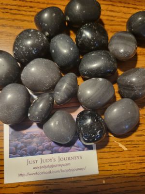 Crystal/Stone Medium/Large (beautiful) Tumbled Agni Manitite-Tektite 18 piece! )Value $110. (Rare)