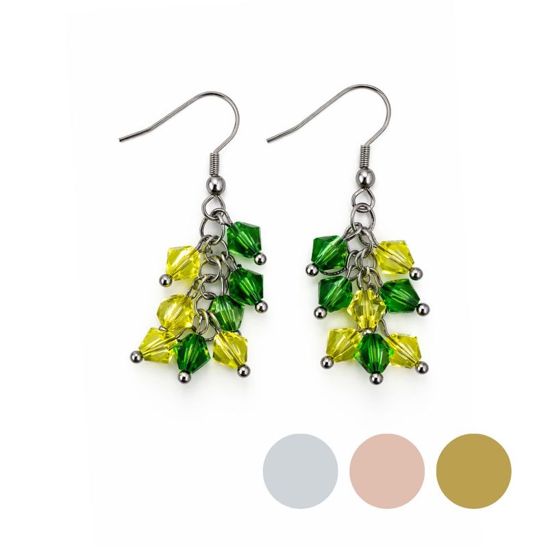 Früher Frühling Kristall Bündel Ohrringe