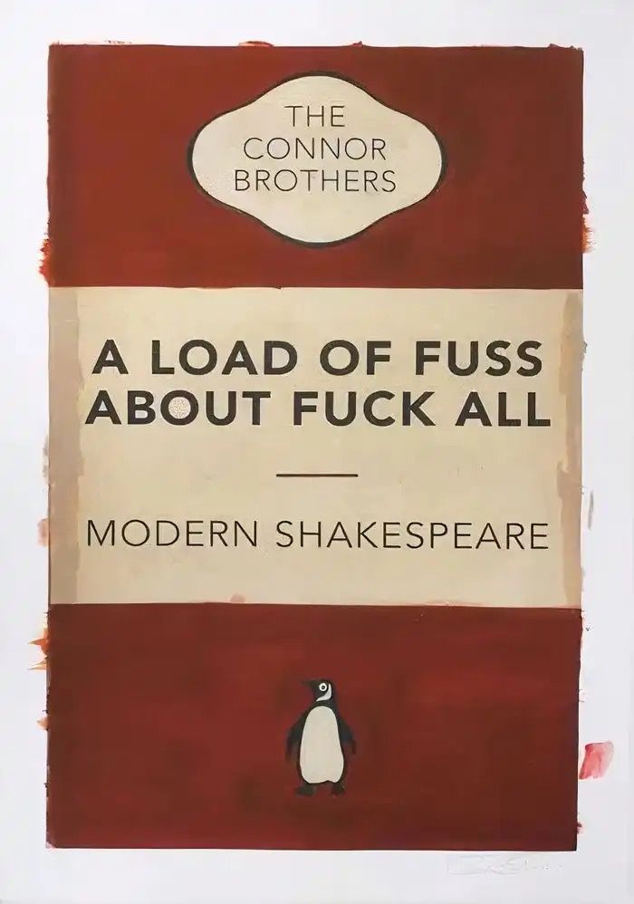 The Connor Brothers - A Load Of Fuss About Fuck All (Penguin - Red)