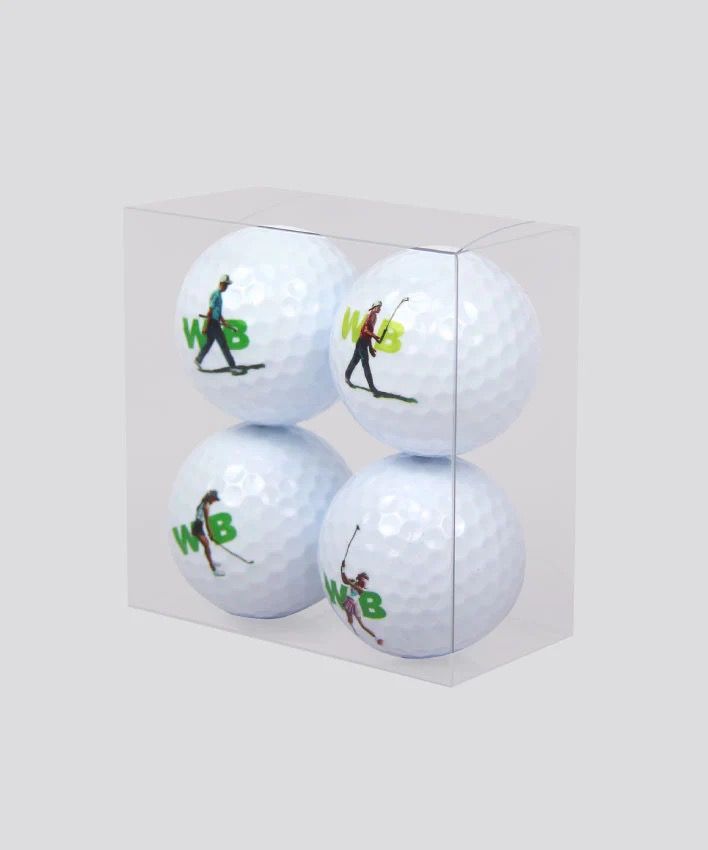 Werner Bronkhorst - Golfers (Set of 4 Golf Balls)