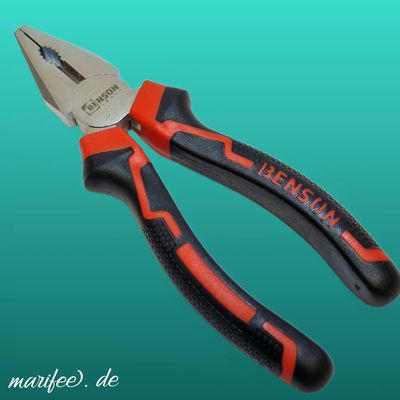 Kombizange, 160 × 58 × 20 mm, Benson, Chrom-Vanadium-Stahl