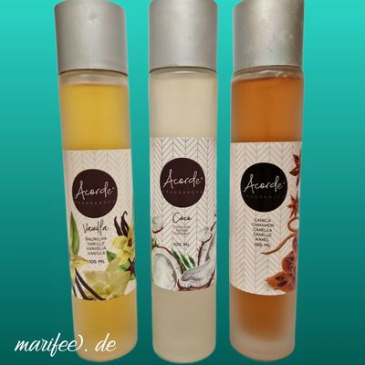 Raumduft-Set, Vanille, Cocos, Zimt, 3 × 100 ml, Lufterfrischer Raumduft-Set, Vanille, Cocos, Zimt, 3 × 100 ml, Lufterfrischer