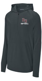 Sport-Tek® Repeat 1/2-Zip Long Sleeve Hooded Jacket