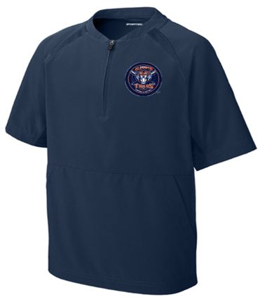 Sport-Tek® Repeat 1/2-Zip Short Sleeve Jacket in Navy
