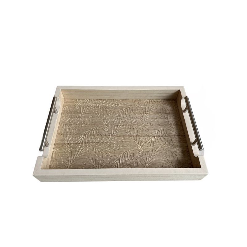 BANDEJA MDF CON ASAS 40X30X5.5CM SELECTA