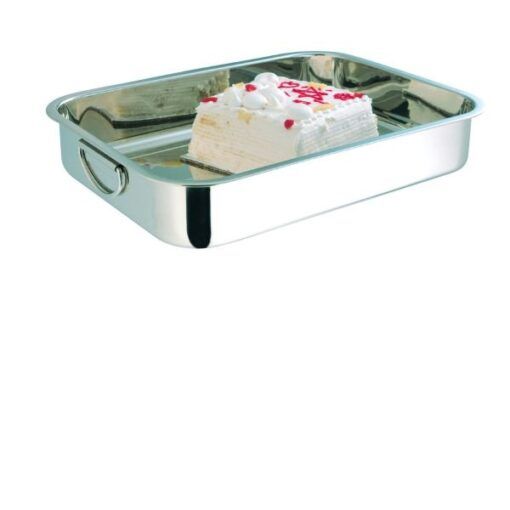 ASADERA ACERO INOXIDABLE 40x30x5CM