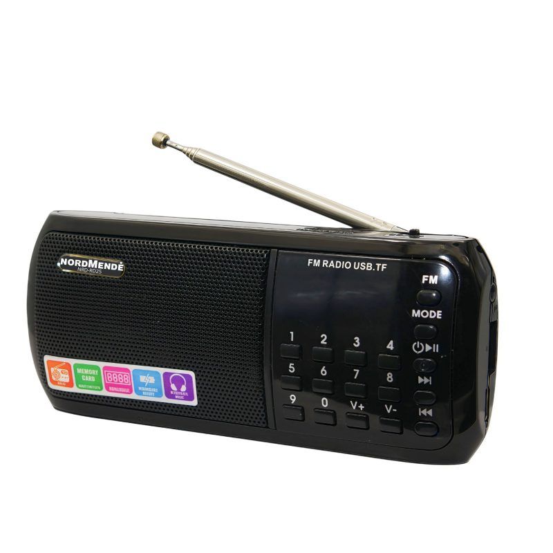 RADIO PORTATIL AM/FM NORMENDE C/LINTERNA