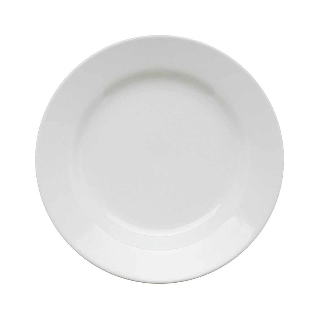 PLATO LLANO 26CM OXFORD BLANCO DEC5029