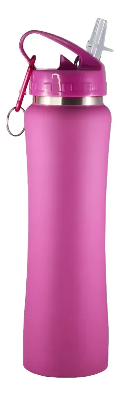 TERMO 500ML  LYSS CURVADO ROSA