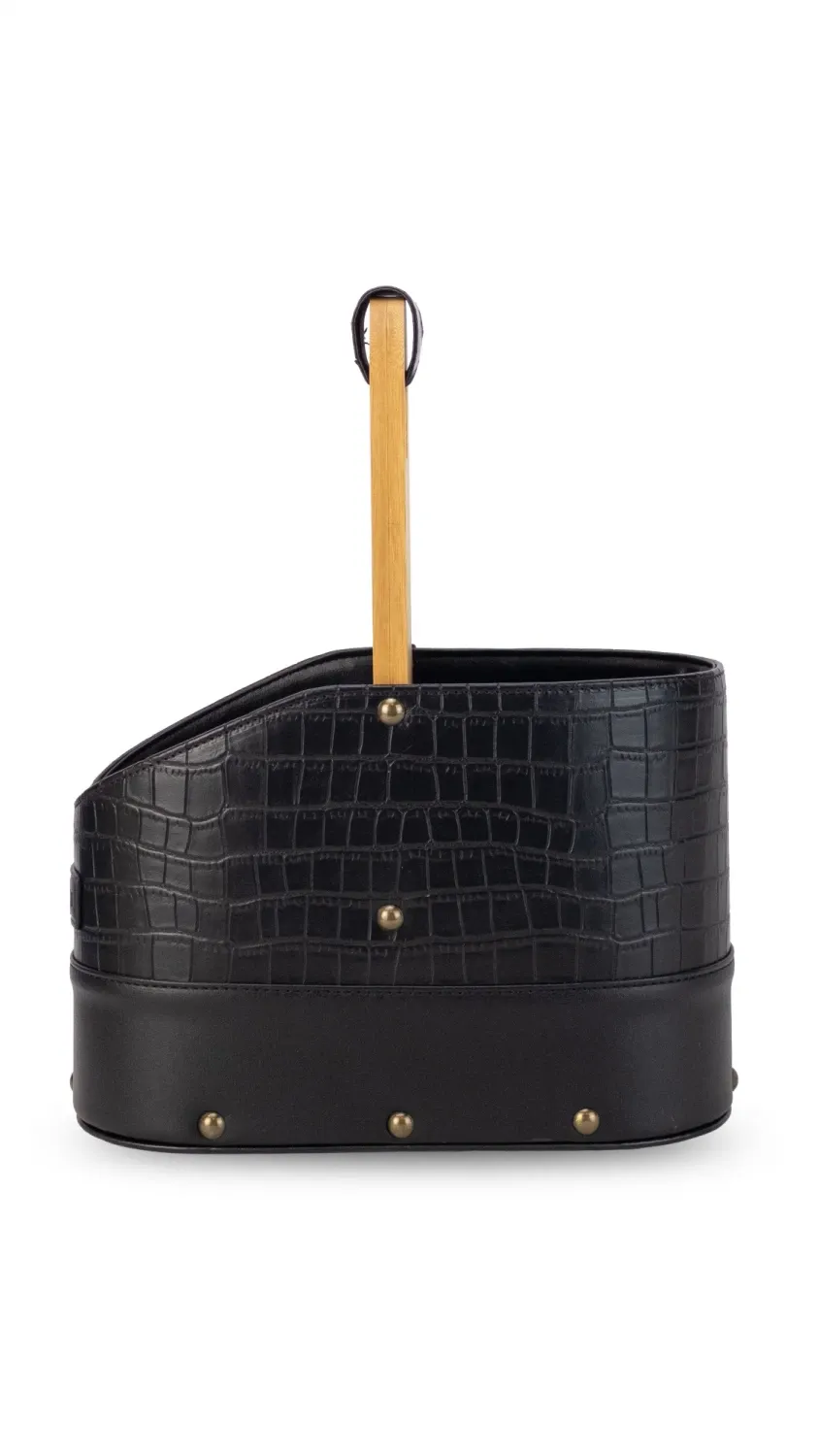 MATERA C/ASA DE MADERA SERBIA NEGRO LINCOLNS