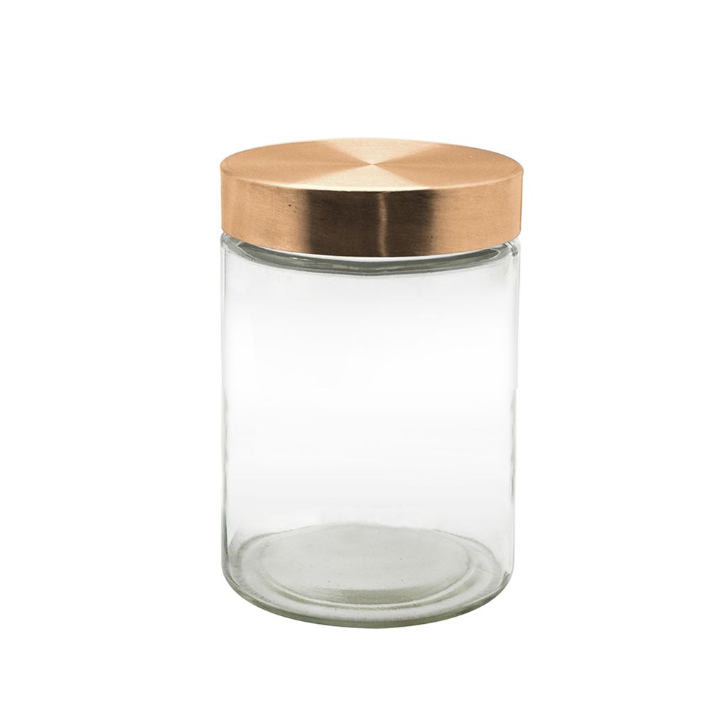 FRASCO CILINDRICO TAPA ROSCA COBRE 1.25L