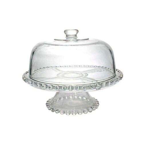 PLATO TORTA VIDRIO C/CAMPANA 31CM PRISMA