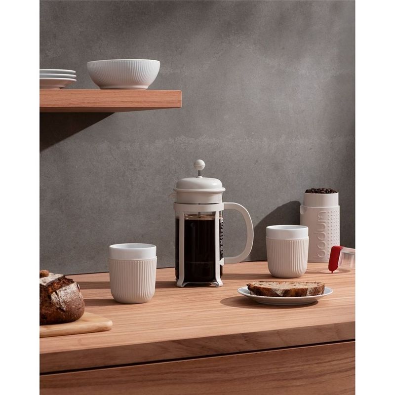 CAFETERA JAVA 1 LT 8 TAZAS BLANCO BODUM