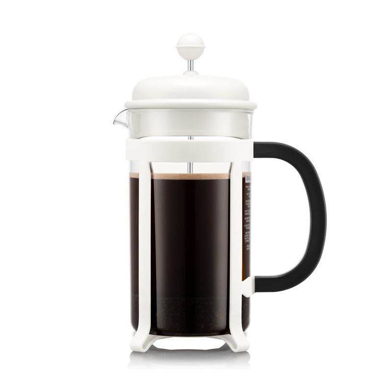CAFETERA JAVA 1 LT 8 TAZAS BLANCO BODUM