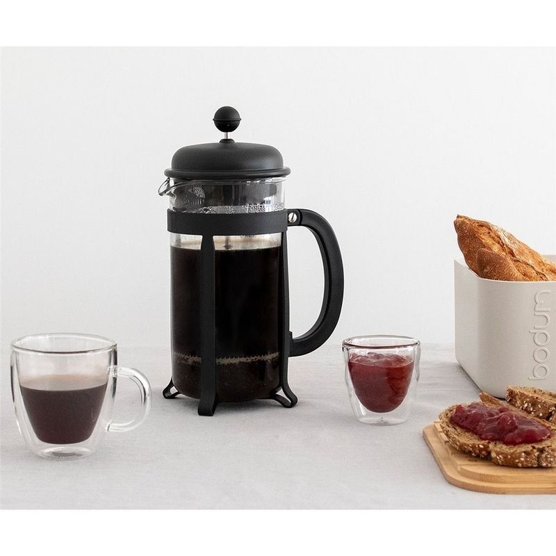 CAFETERA JAVA 1LT 8TAZAS  NEGRA  BODUM
