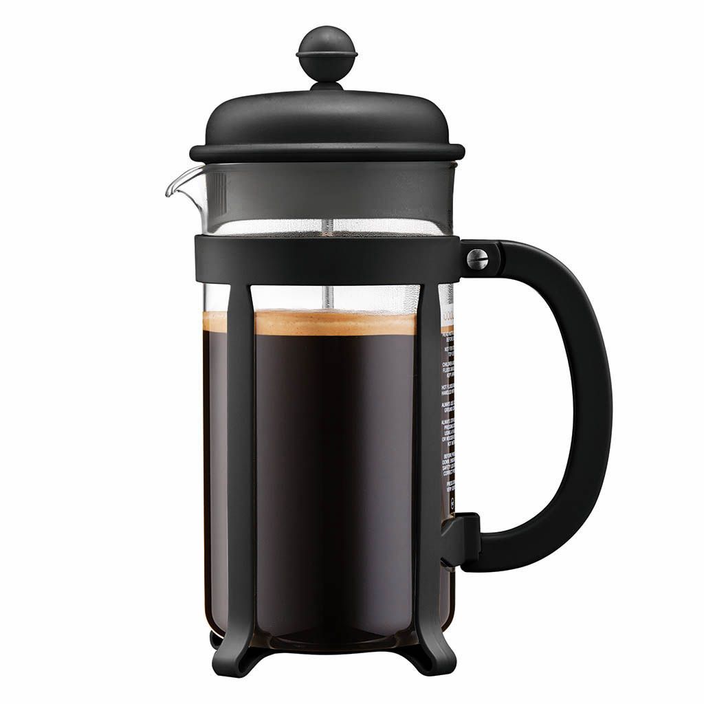 CAFETERA JAVA 1LT 8TAZAS  NEGRA  BODUM