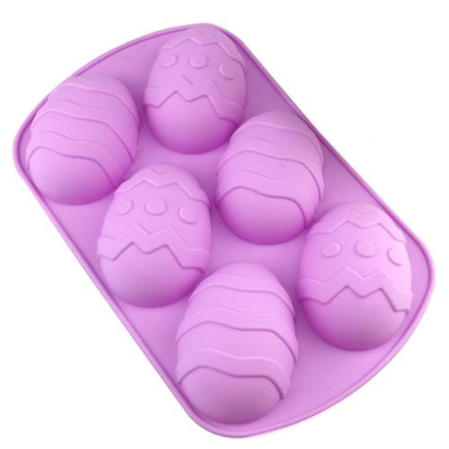 MOLDE 6 HUEVOS PASCUA  SILICONA SILICOOK