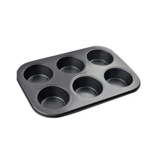 MOLDE 6 CUPCAKE ANTIADHERENTE METALES