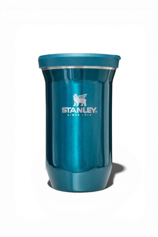 MATE C/TAPA 200ML AC INOX AZUL RAD STANLEY