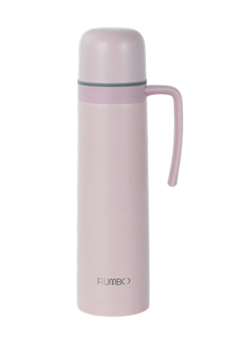 RUMBO TERMO ACERO 500ML ASA FIJA ROSA