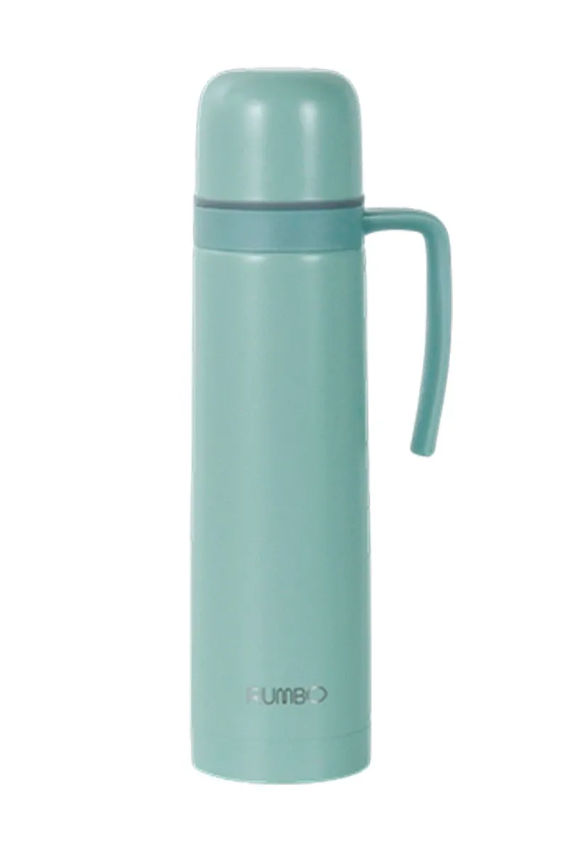 RUMBO TERMO ACERO 500ML ASA FIJA VERDE