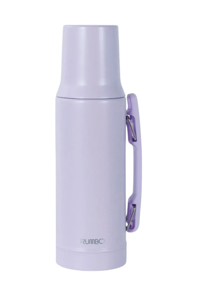 RUMBO TERMO ACERO 1LT  ASA FLEXIBLE VIOLETA