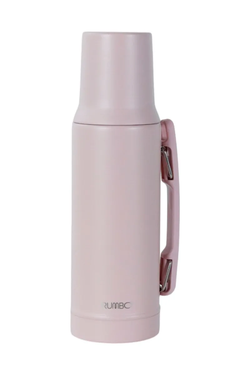 RUMBO TERMO ACERO 1LT  ASA FLEXIBLE ROSA