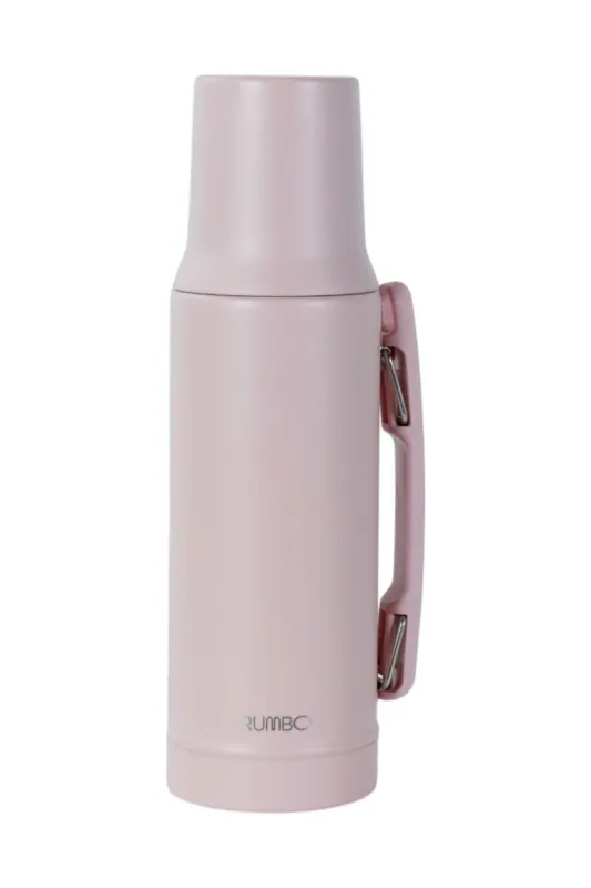 RUMBO TERMO ACERO 1LT  ASA FLEXIBLE ROSA