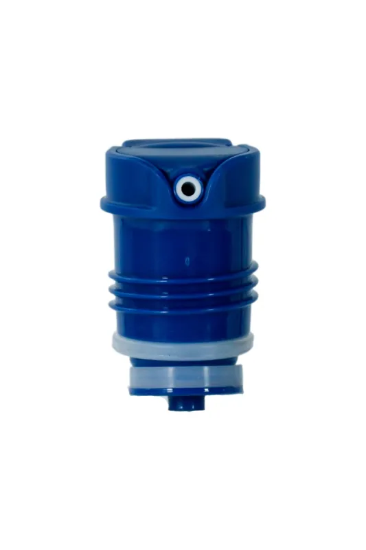 RUMBO TERMO ACERO 1LT  ASA FLEXIBLE AZUL