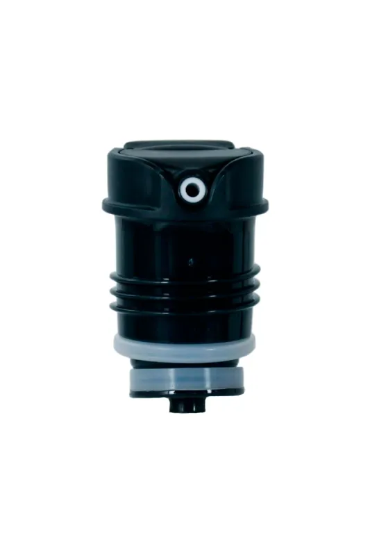 RUMBO TERMO ACERO 1LT  ASA FLEXIBLE NEGRO