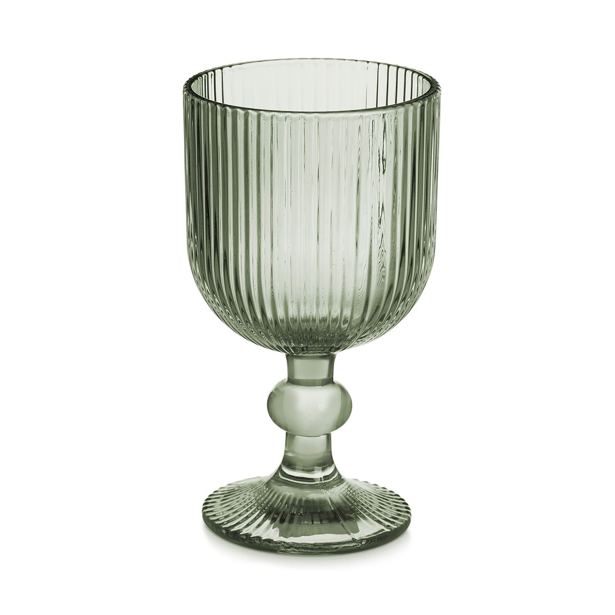 COPA CAVA VERDE MUSGO RAYAS 160ML VIVALTO