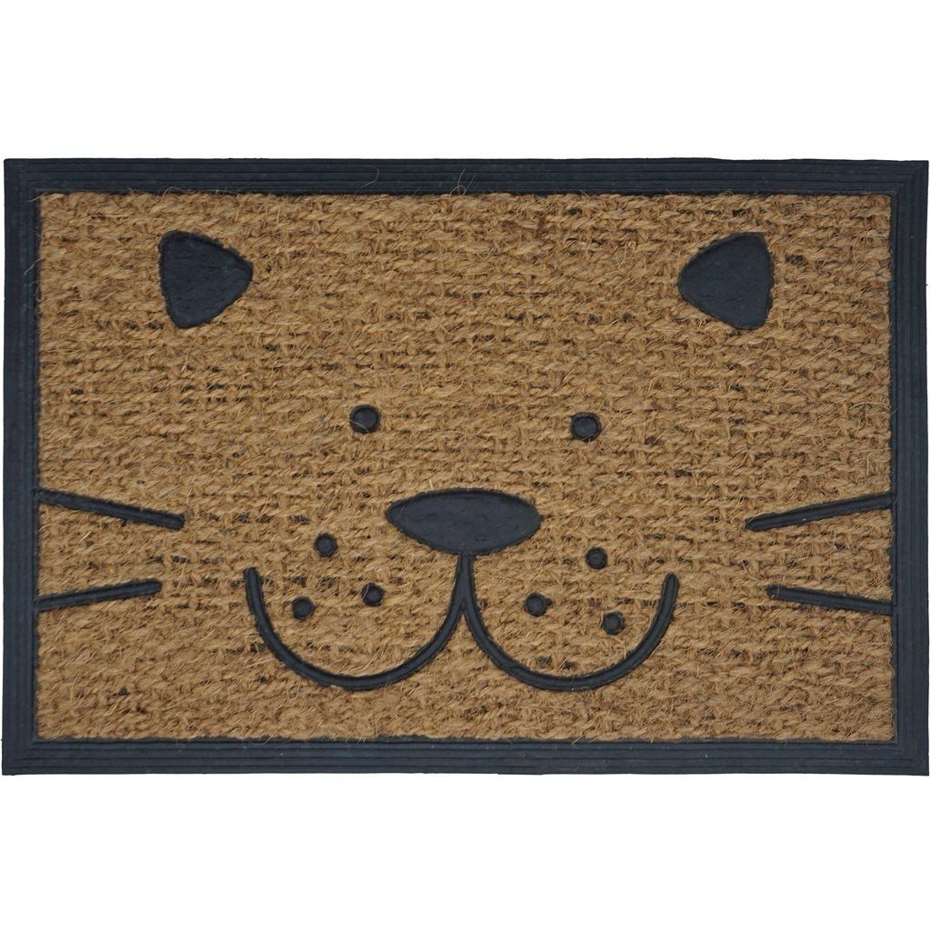 FELPUDO COCO/GOMA 40X60CM GATO