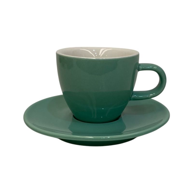 TAZA DE CAFE 75ML REFORZADA VERDE SELECTA