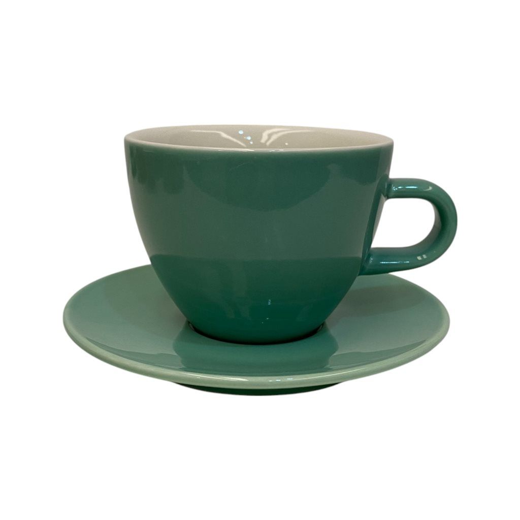 TAZA DE TE 260ML C/P REFORZADA VERDE  SELECTA