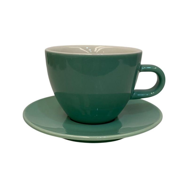 TAZA DE TE 260ML REFORZADA VERDE  SELECTA