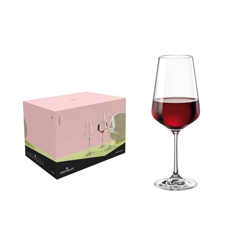 SET X6 COPA SANDRA OPTIC 450ML BOHEMIA