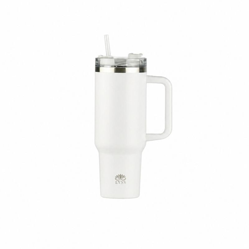 JARRA TERMICA 1.2L DOBLE AC INOX C/SORBITO BLANCO LYSS