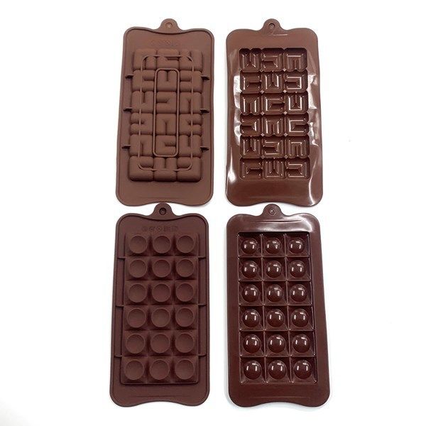 MOLDE SILICONA  CHOCOLATE BARRITA 8681