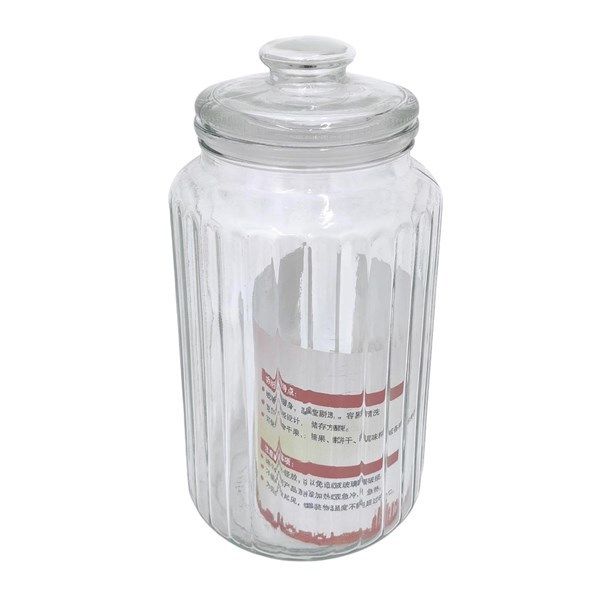 FRASCO VIDRIO LABRADO 3LTS C/TAPA W1327