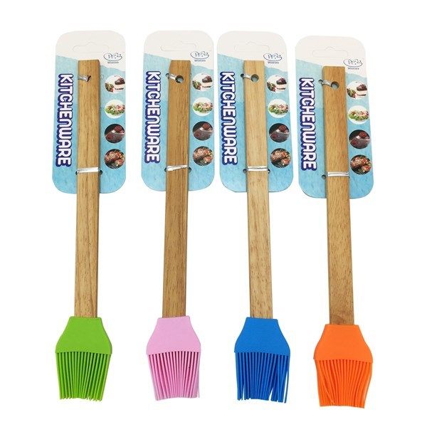 PINCEL SILICONA MANGO MADERA